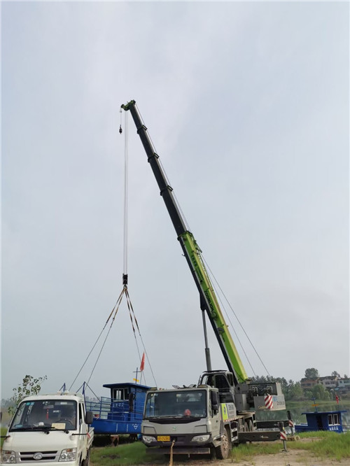 左权县桥梁建设吊装案例